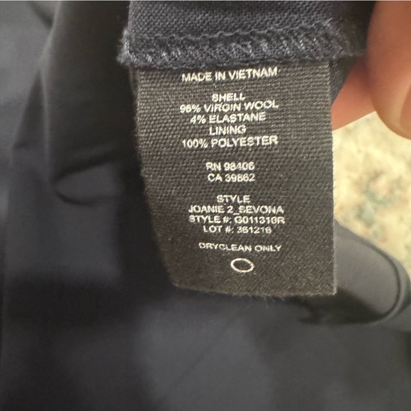 Theory Navy Blue Good Wool Stretch Skirt – Size 6 - Picture 7 of 8